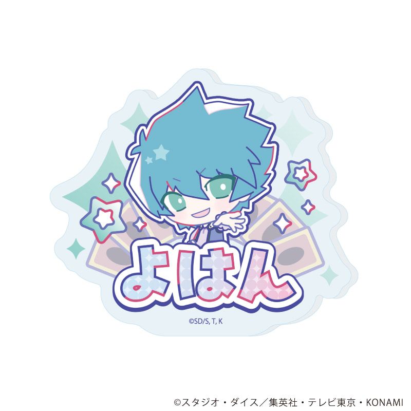 おなまえプレートバッジ「遊☆戯☆王デュエルモンスターズGX Design produced by Sanrio」06/ヨハン・アンデルセン(コラボイラスト)