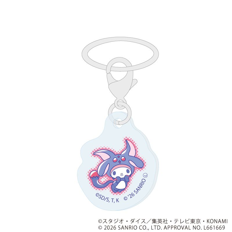 めじるしチャーム「遊☆戯☆王デュエルモンスターズGX×サンリオキャラクターズ」01/コンプリートセット(全9種)(コラボイラスト)