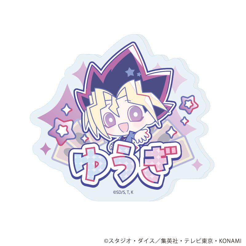 おなまえプレートバッジ「遊☆戯☆王デュエルモンスターズ Design produced by Sanrio」02/武藤遊戯(コラボイラスト)