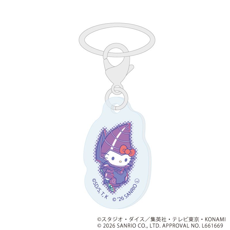 めじるしチャーム「遊☆戯☆王デュエルモンスターズ×サンリオキャラクターズ」01/ブラインド(10種)(コラボイラスト)