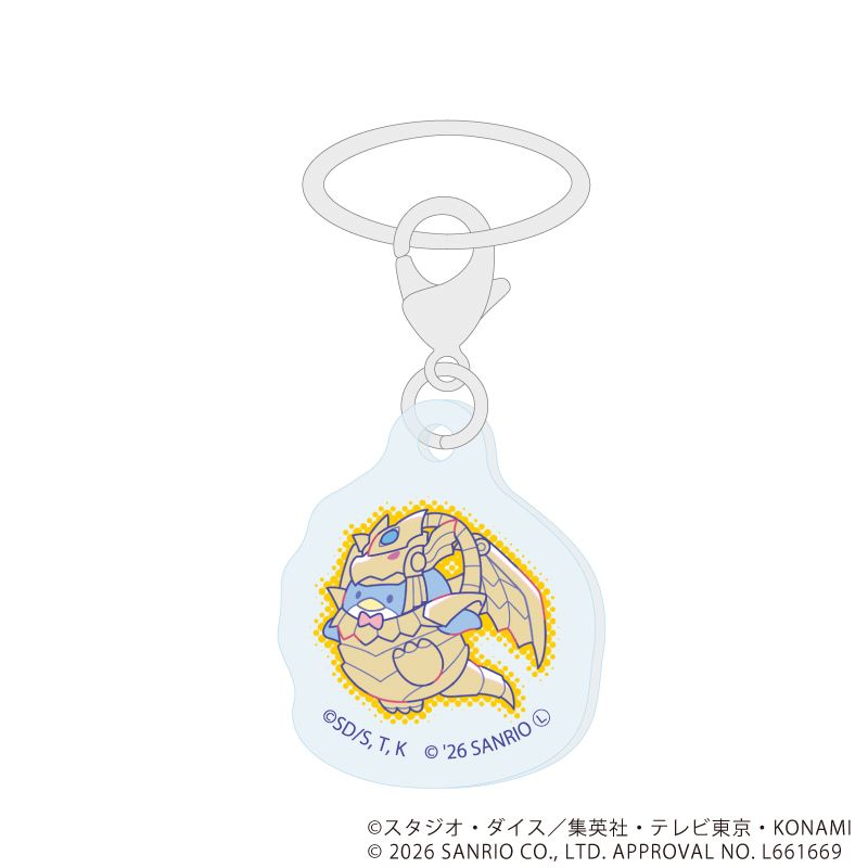 めじるしチャーム「遊☆戯☆王デュエルモンスターズ×サンリオキャラクターズ」01/ブラインド(10種)(コラボイラスト)