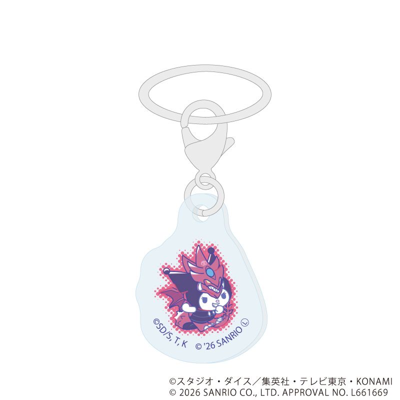 めじるしチャーム「遊☆戯☆王デュエルモンスターズ×サンリオキャラクターズ」01/ブラインド(10種)(コラボイラスト)