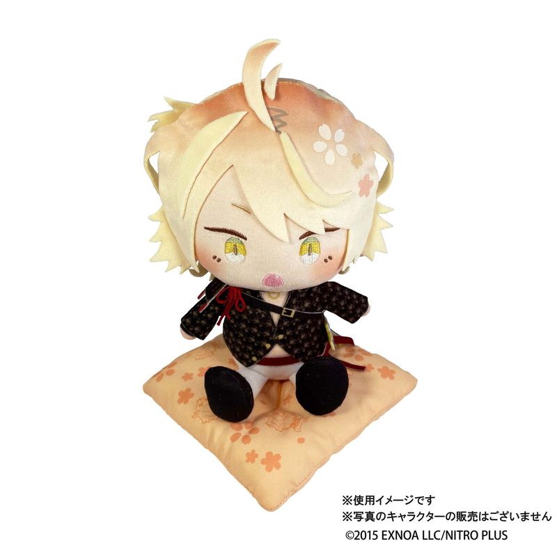 「わんぱく！刀剣乱舞」座布団風クッション94/おおちどりじゅうもんじやり