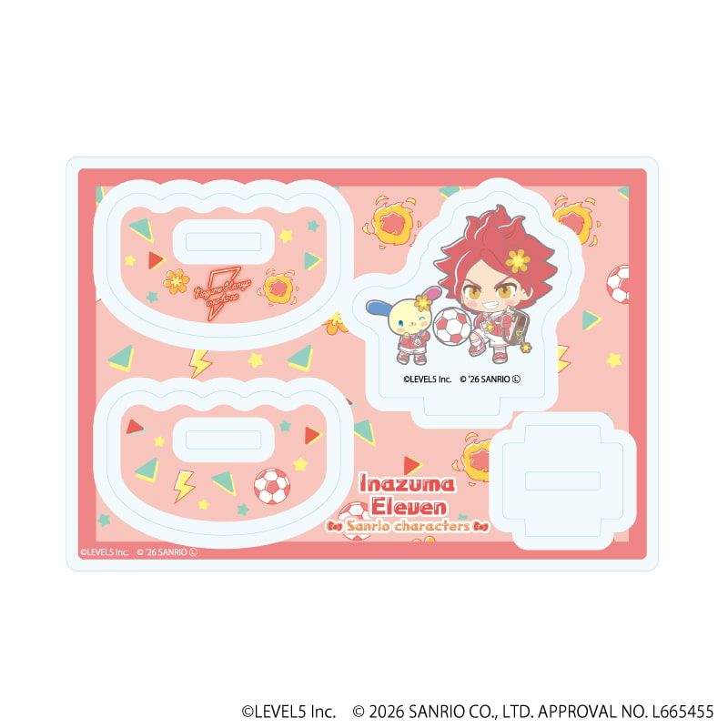 ゆらゆらアクリルスタンド「イナズマイレブン×サンリオキャラクターズ」09/南雲晴矢×ウサハナ(コラボイラスト)