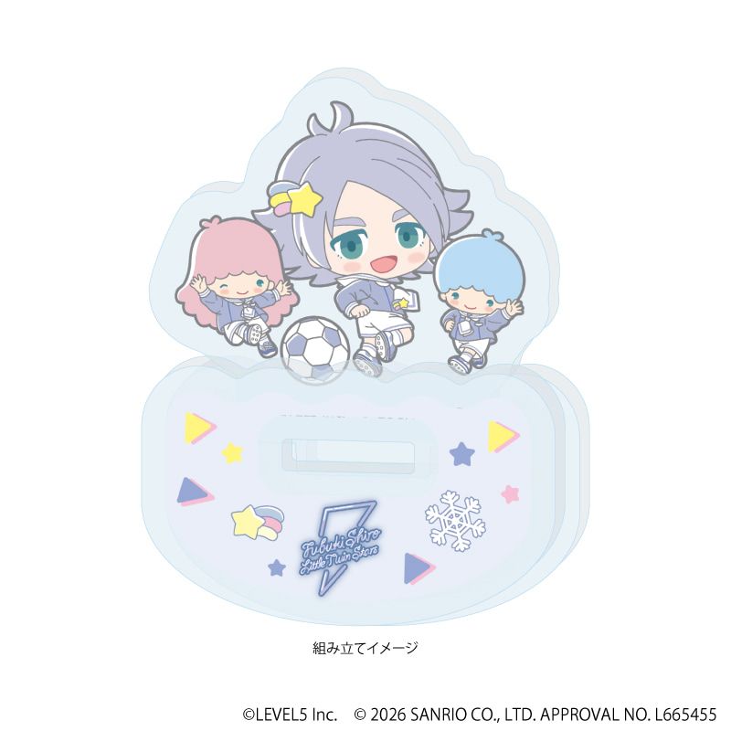 ゆらゆらアクリルスタンド「イナズマイレブン×サンリオキャラクターズ」05/吹雪士郎×リトルツインスターズ(コラボイラスト)