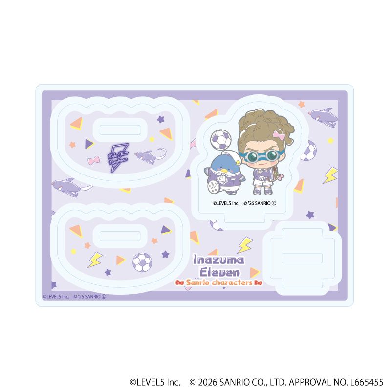 ゆらゆらアクリルスタンド「イナズマイレブン×サンリオキャラクターズ」03/鬼道有人×タキシードサム(コラボイラスト)