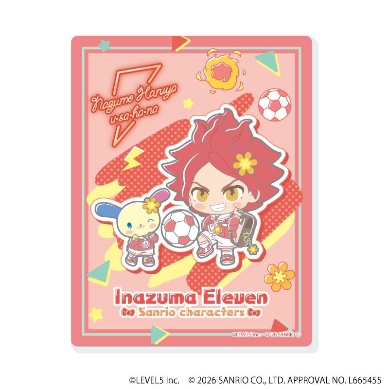 アクリルカード「イナズマイレブン×サンリオキャラクターズ」01/コンプリートセット(全10種)(コラボイラスト)