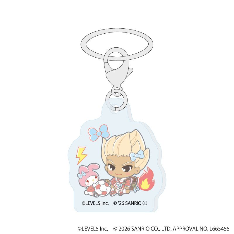 めじるしチャーム「イナズマイレブン×サンリオキャラクターズ」01/コンプリートセット(全10種)(コラボイラスト)