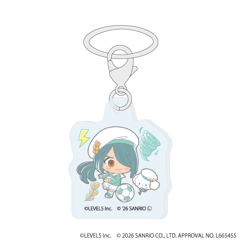 めじるしチャーム「イナズマイレブン×サンリオキャラクターズ」01/コンプリートセット(全10種)(コラボイラスト)