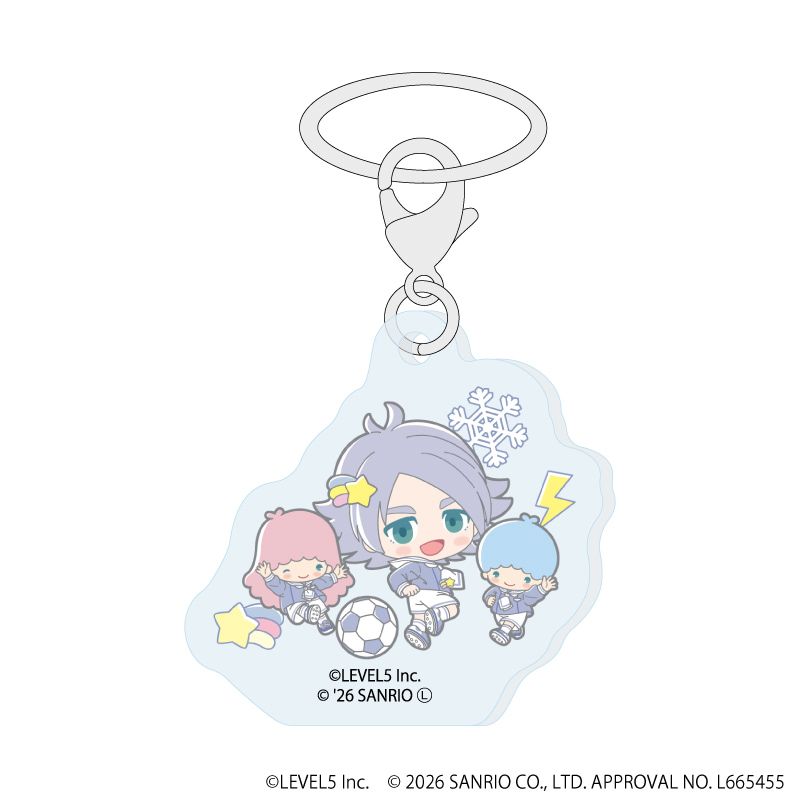 めじるしチャーム「イナズマイレブン×サンリオキャラクターズ」01/コンプリートセット(全10種)(コラボイラスト)