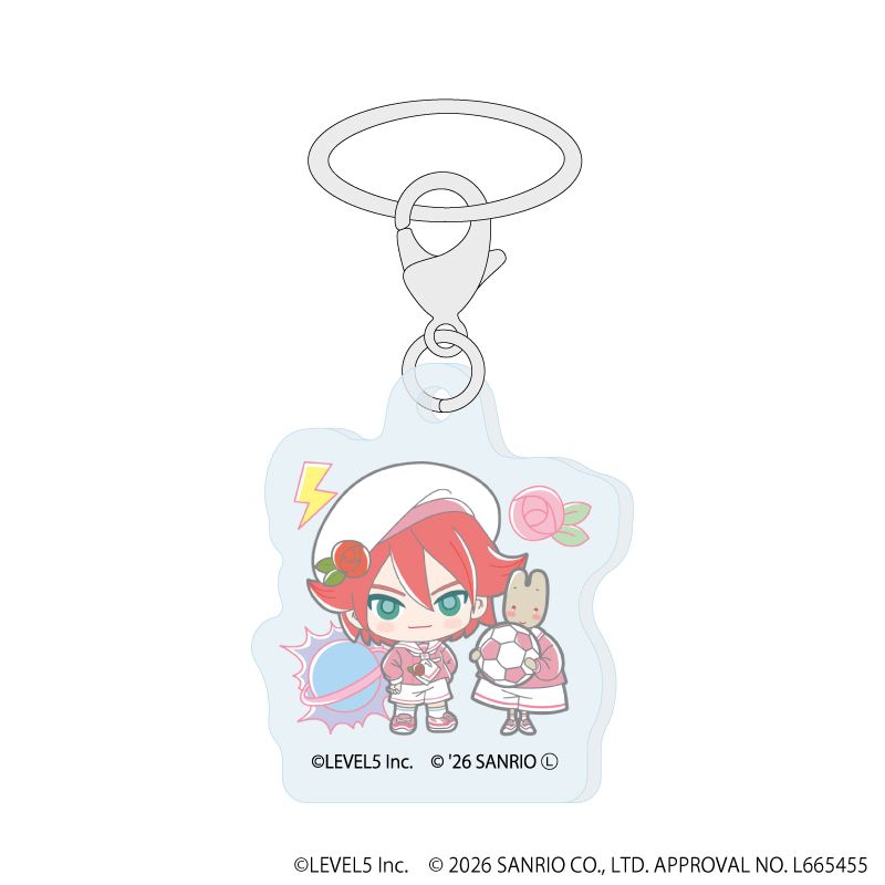 めじるしチャーム「イナズマイレブン×サンリオキャラクターズ」01/コンプリートセット(全10種)(コラボイラスト)