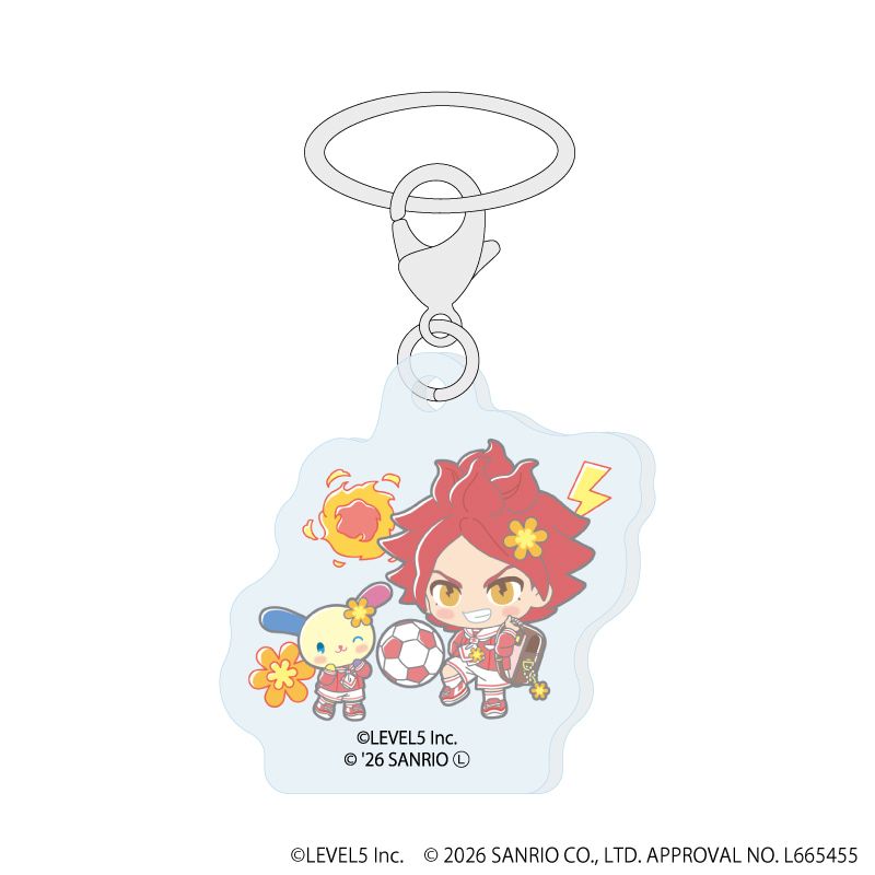 めじるしチャーム「イナズマイレブン×サンリオキャラクターズ」01/コンプリートセット(全10種)(コラボイラスト)