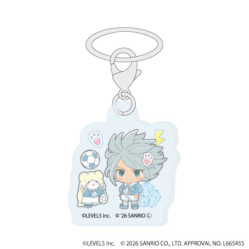 めじるしチャーム「イナズマイレブン×サンリオキャラクターズ」01/コンプリートセット(全10種)(コラボイラスト)