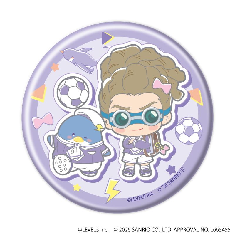 缶バッジ「イナズマイレブン×サンリオキャラクターズ」05/コンプリートセット(全10種)(コラボイラスト)