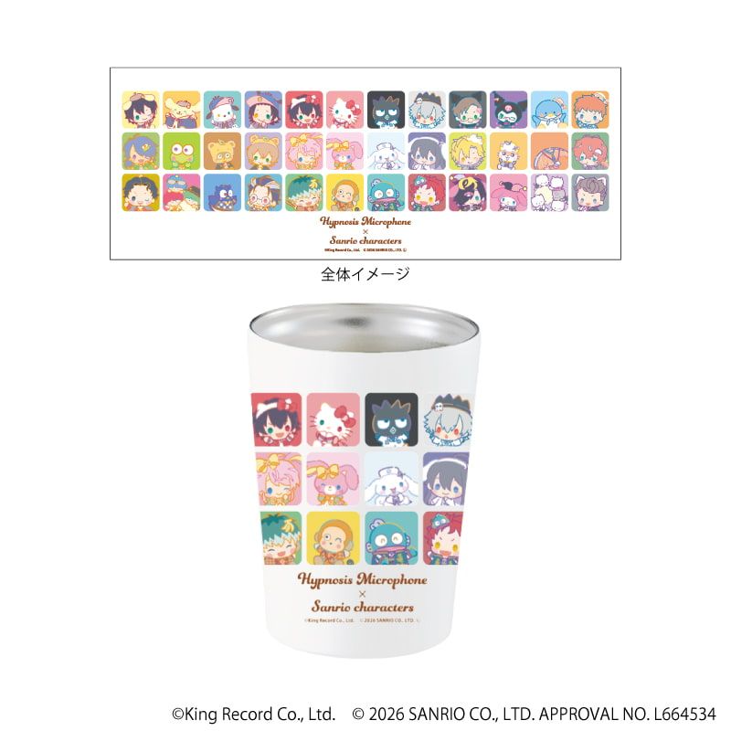 ステンレスタンブラー「ヒプノシスマイク SANRIO NAKAYOKU EDIT」01/集合デザイン(コラボイラスト)
