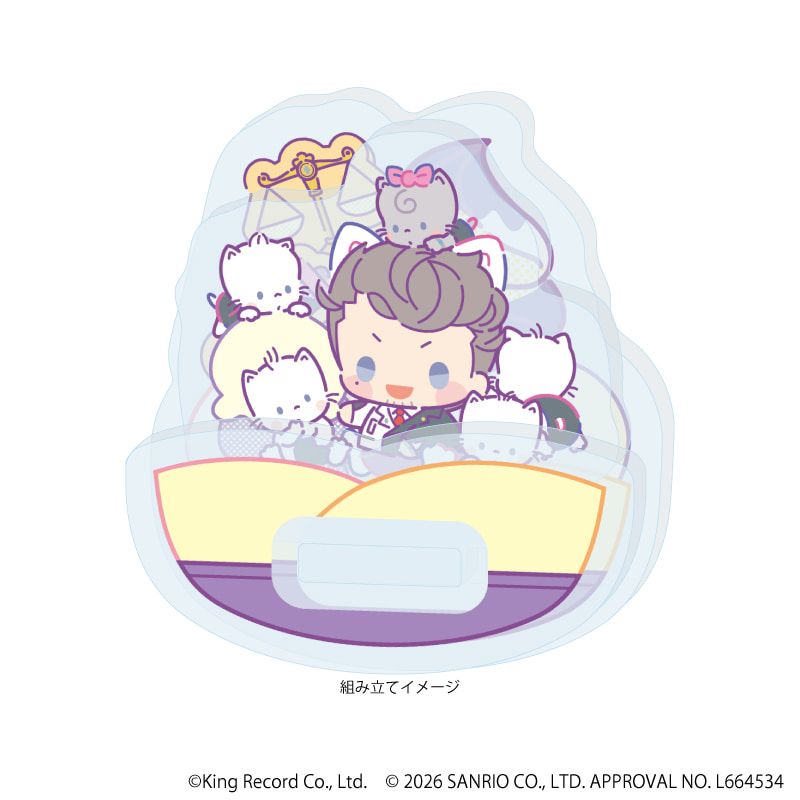 ゆらゆらアクリルスタンド「ヒプノシスマイク SANRIO NAKAYOKU EDIT」18/天国 獄×ニャニィニュニェニョン(コラボイラスト)