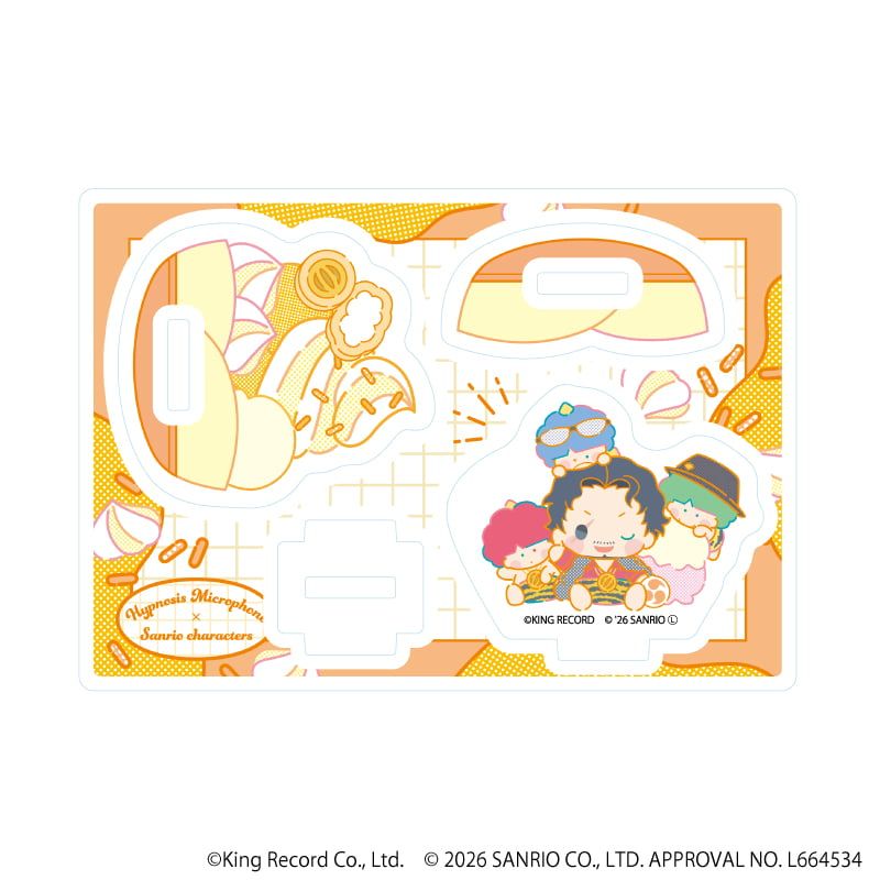 ゆらゆらアクリルスタンド「ヒプノシスマイク SANRIO NAKAYOKU EDIT」15/天谷奴 零×ゴロピカドン(コラボイラスト)