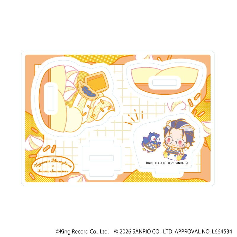 ゆらゆらアクリルスタンド「ヒプノシスマイク SANRIO NAKAYOKU EDIT」14/躑躅森 盧笙×パタパタペッピー(コラボイラスト)