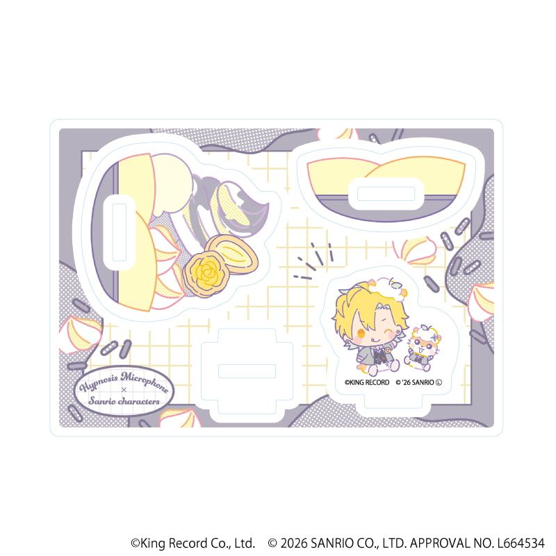 ゆらゆらアクリルスタンド「ヒプノシスマイク SANRIO NAKAYOKU EDIT」11/伊弉冉 一二三×コロコロクリリン(コラボイラスト)