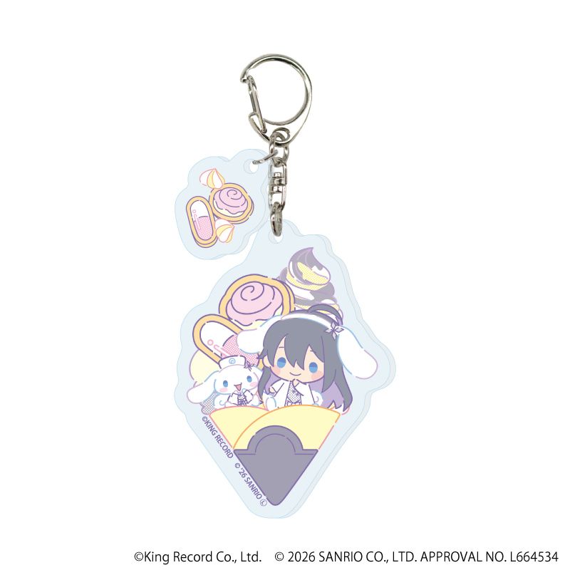 パーツ付きアクリルキーホルダー「ヒプノシスマイク SANRIO NAKAYOKU EDIT」02/コンプリートセット(全9種)(コラボイラスト)