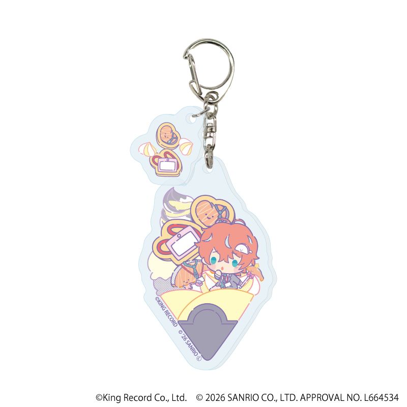 パーツ付きアクリルキーホルダー「ヒプノシスマイク SANRIO NAKAYOKU EDIT」02/コンプリートセット(全9種)(コラボイラスト)