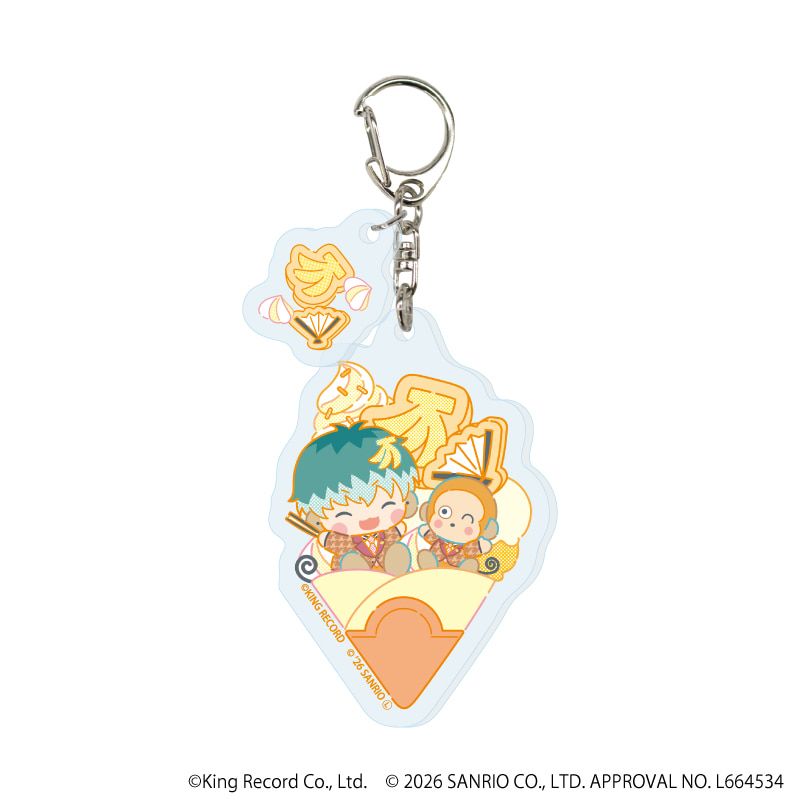 パーツ付きアクリルキーホルダー「ヒプノシスマイク SANRIO NAKAYOKU EDIT」02/コンプリートセット(全9種)(コラボイラスト)