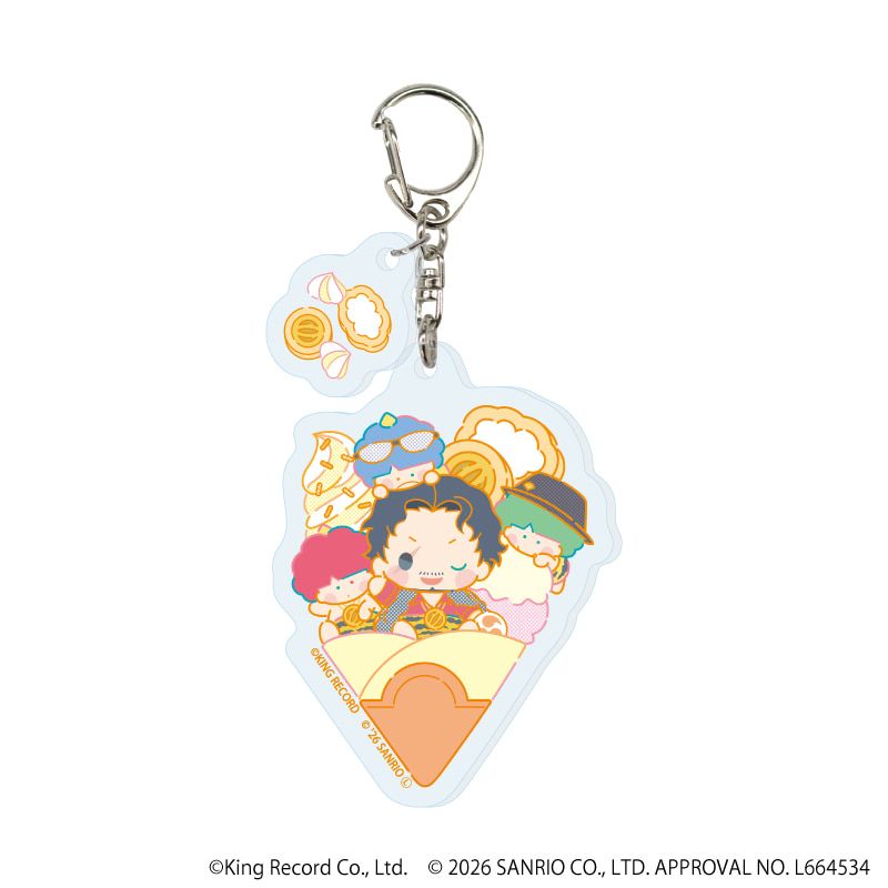 パーツ付きアクリルキーホルダー「ヒプノシスマイク SANRIO NAKAYOKU EDIT」02/コンプリートセット(全9種)(コラボイラスト)