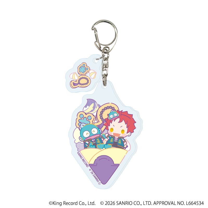 パーツ付きアクリルキーホルダー「ヒプノシスマイク SANRIO NAKAYOKU EDIT」02/コンプリートセット(全9種)(コラボイラスト)