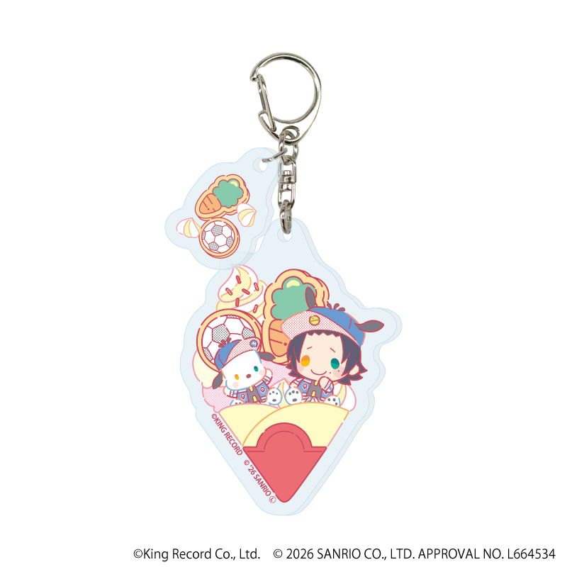 パーツ付きアクリルキーホルダー「ヒプノシスマイク SANRIO NAKAYOKU EDIT」01/コンプリートセット(全9種)(コラボイラスト)