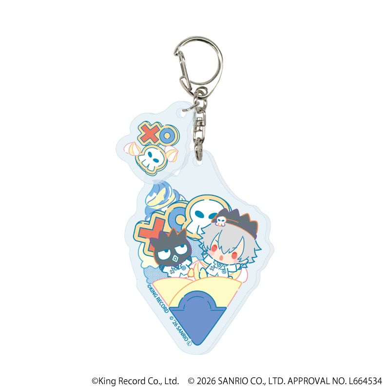 パーツ付きアクリルキーホルダー「ヒプノシスマイク SANRIO NAKAYOKU EDIT」01/コンプリートセット(全9種)(コラボイラスト)