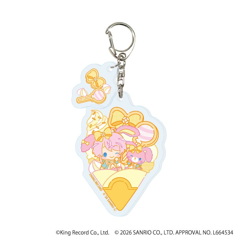 パーツ付きアクリルキーホルダー「ヒプノシスマイク SANRIO NAKAYOKU EDIT」01/コンプリートセット(全9種)(コラボイラスト)