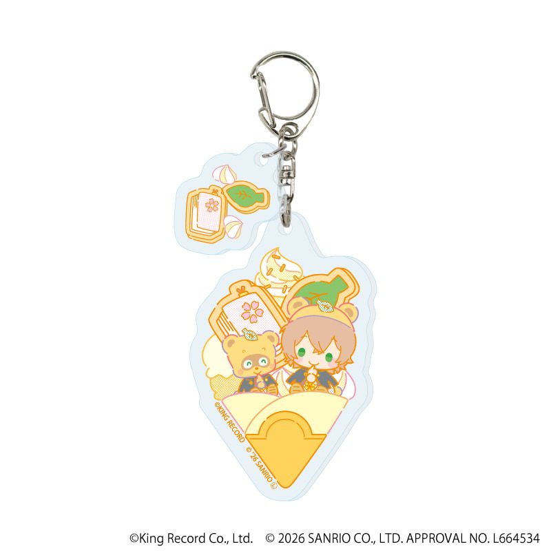 パーツ付きアクリルキーホルダー「ヒプノシスマイク SANRIO NAKAYOKU EDIT」01/コンプリートセット(全9種)(コラボイラスト)