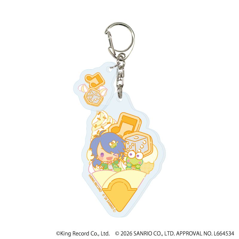 パーツ付きアクリルキーホルダー「ヒプノシスマイク SANRIO NAKAYOKU EDIT」01/コンプリートセット(全9種)(コラボイラスト)