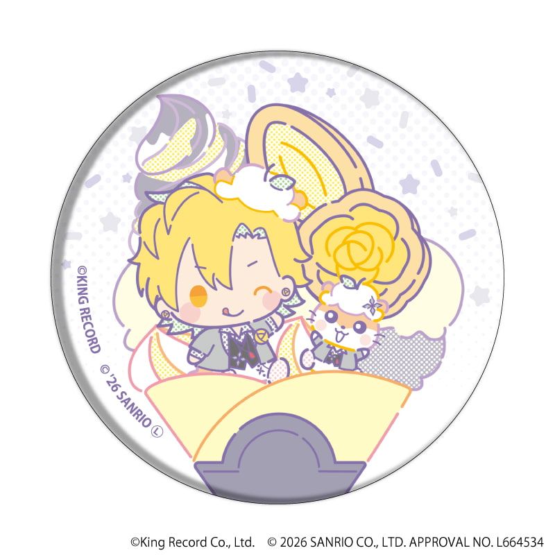 缶バッジ「ヒプノシスマイク SANRIO NAKAYOKU EDIT」04/コンプリートセット(全9種)(コラボイラスト)