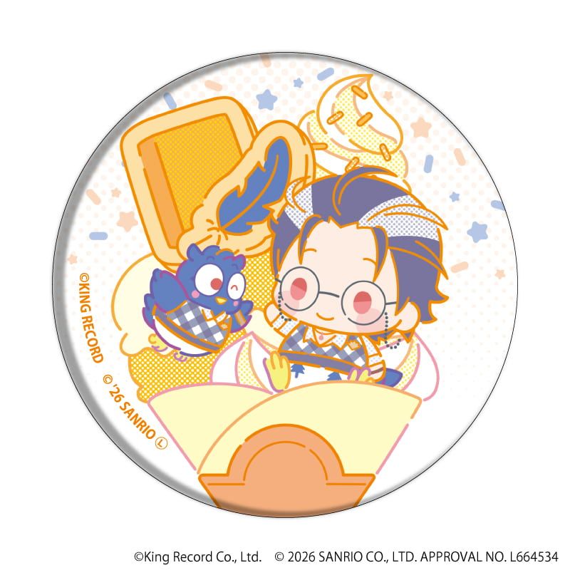 缶バッジ「ヒプノシスマイク SANRIO NAKAYOKU EDIT」04/コンプリートセット(全9種)(コラボイラスト)