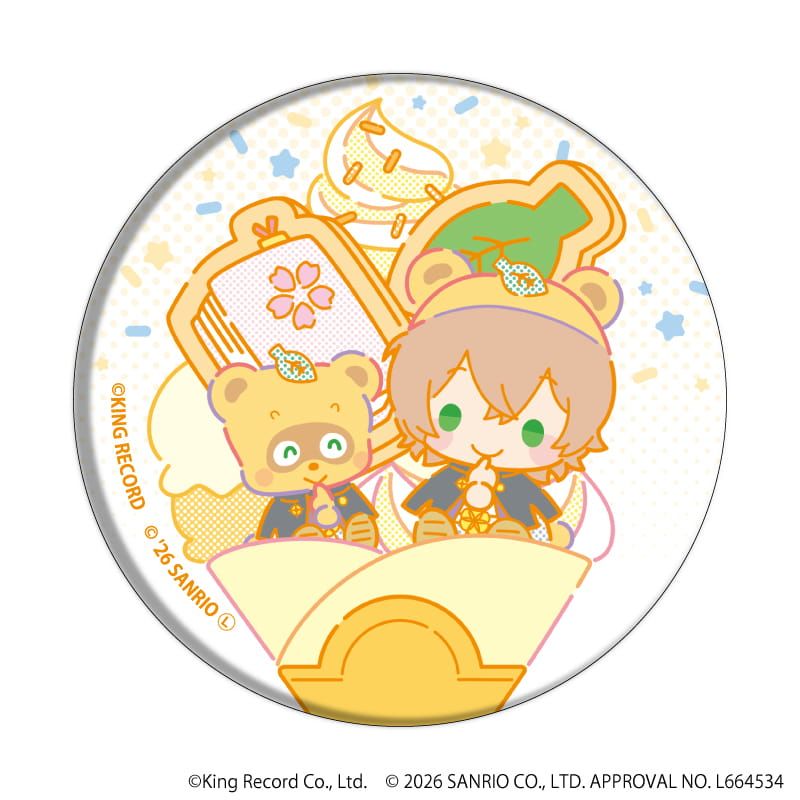 缶バッジ「ヒプノシスマイク SANRIO NAKAYOKU EDIT」03/コンプリートセット(全9種)(コラボイラスト)