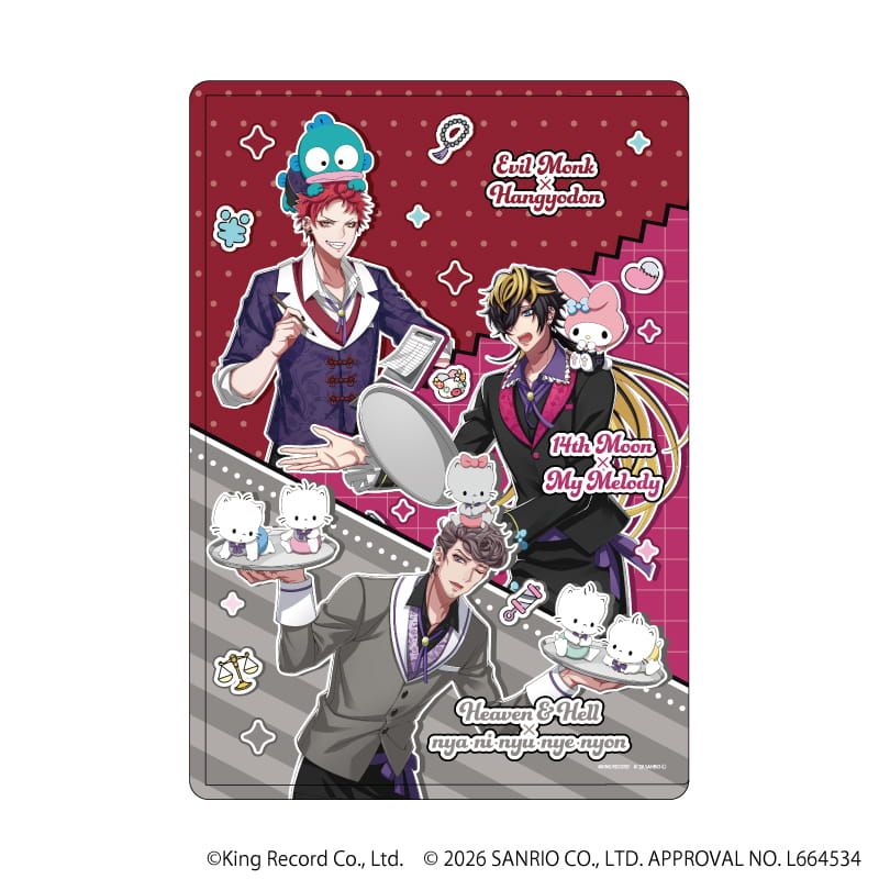 キャラクリアケース「ヒプノシスマイク SANRIO NAKAYOKU EDIT」12/Bad Ass Temple(コラボイラスト)