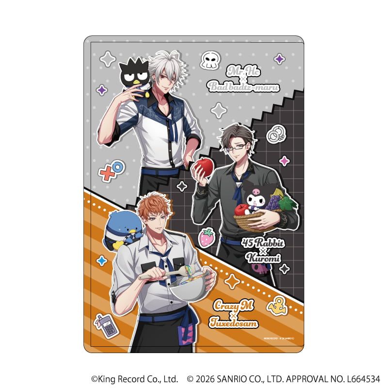 キャラクリアケース「ヒプノシスマイク SANRIO NAKAYOKU EDIT」08/MAD TRIGGER CREW(コラボイラスト)