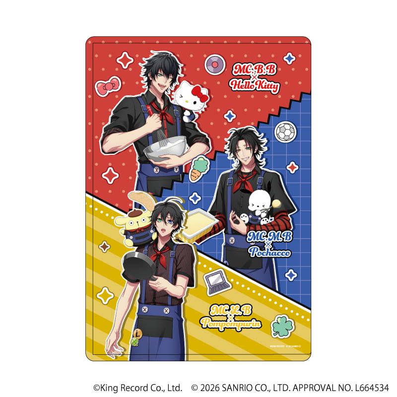 キャラクリアケース「ヒプノシスマイク SANRIO NAKAYOKU EDIT」07/Buster Bros!!!(コラボイラスト)