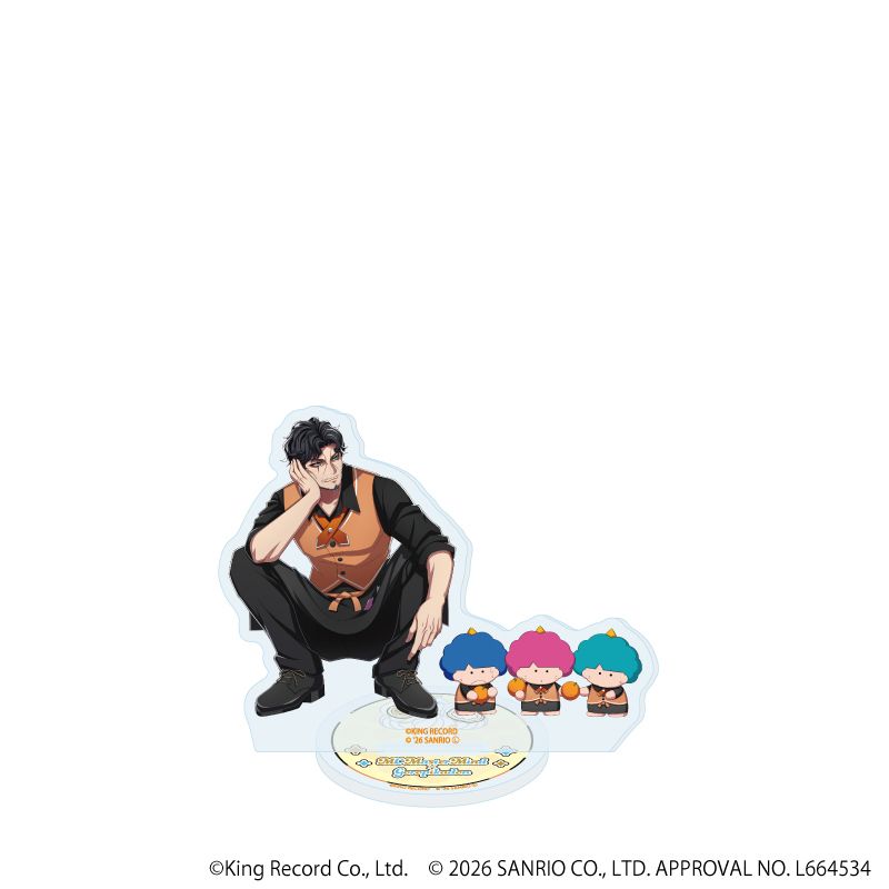 アクリルスタンド「ヒプノシスマイク SANRIO NAKAYOKU EDIT」15/天谷奴 零×ゴロピカドン(コラボイラスト)