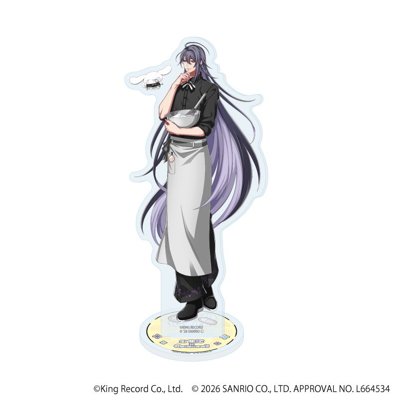 アクリルスタンド「ヒプノシスマイク SANRIO NAKAYOKU EDIT」10/神宮寺 寂雷×シナモロール(コラボイラスト)