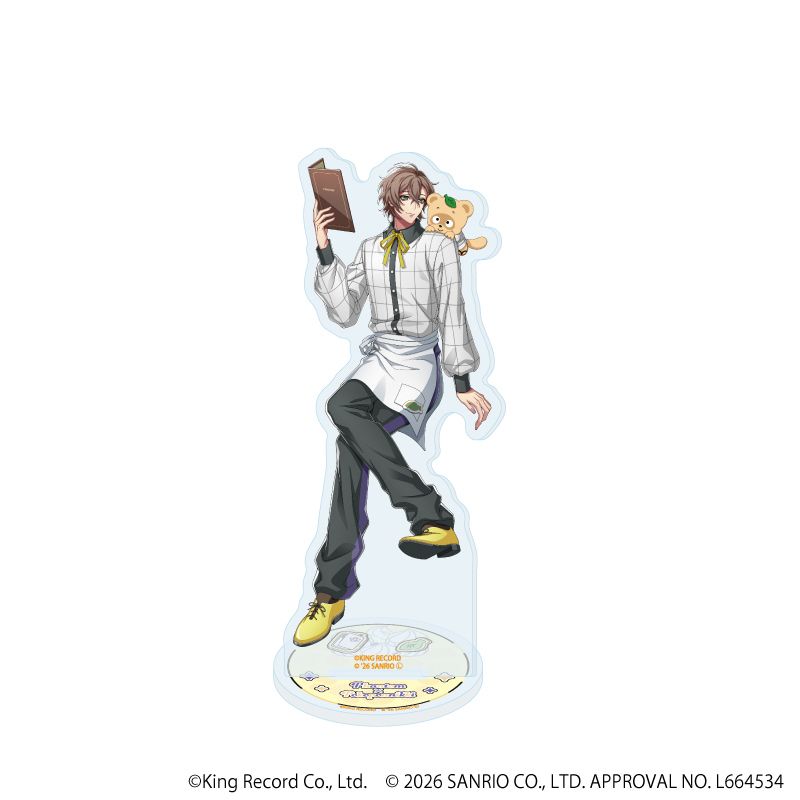 アクリルスタンド「ヒプノシスマイク SANRIO NAKAYOKU EDIT」08/夢野 幻太郎×ぽこぽん日記(コラボイラスト)