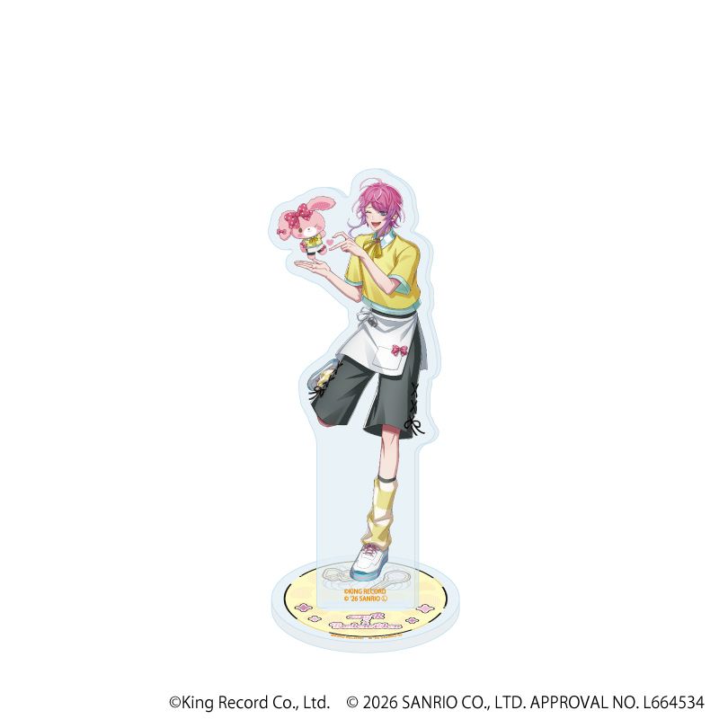 アクリルスタンド「ヒプノシスマイク SANRIO NAKAYOKU EDIT」07/飴村 乱数×ぼんぼんりぼん(コラボイラスト)