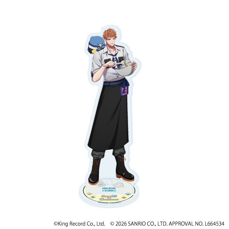 アクリルスタンド「ヒプノシスマイク SANRIO NAKAYOKU EDIT」06/毒島 メイソン 理鶯×タキシードサム(コラボイラスト)