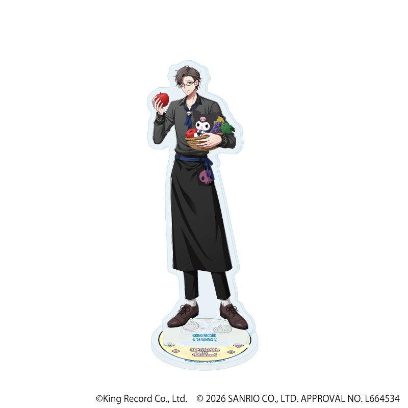 アクリルスタンド「ヒプノシスマイク SANRIO NAKAYOKU EDIT」05/入間 銃兎×クロミ(コラボイラスト)