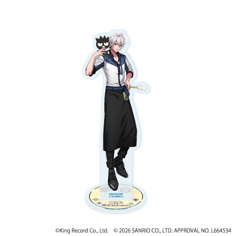 アクリルスタンド「ヒプノシスマイク SANRIO NAKAYOKU EDIT」04/碧棺 左馬刻×バッドばつ丸(コラボイラスト)