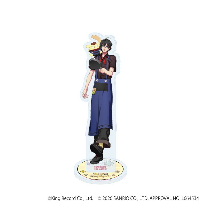 アクリルスタンド「ヒプノシスマイク SANRIO NAKAYOKU EDIT」03/山田 三郎×ポムポムプリン(コラボイラスト)