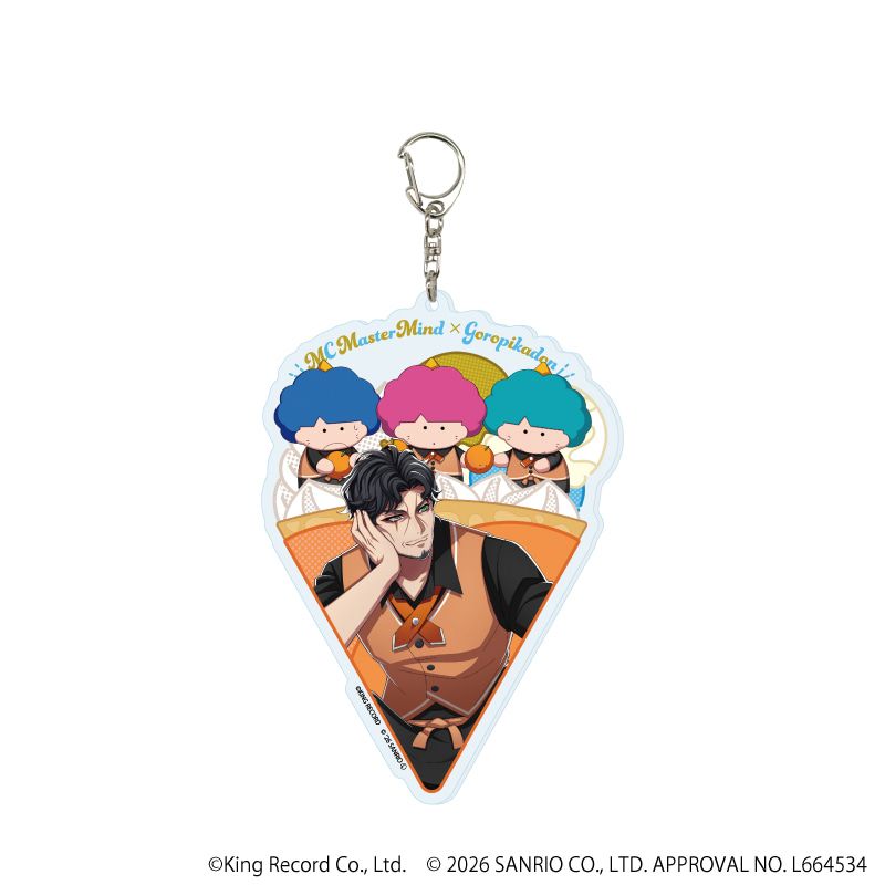 デカアクリルキーホルダー「ヒプノシスマイク SANRIO NAKAYOKU EDIT」15/天谷奴 零×ゴロピカドン(コラボイラスト)