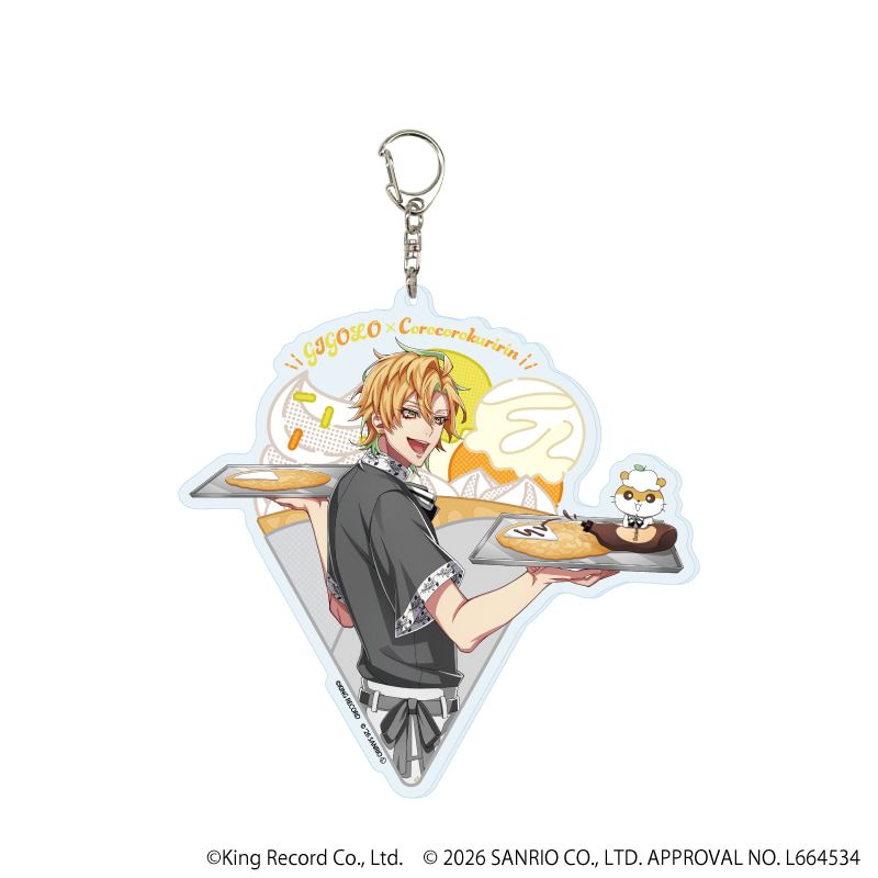 デカアクリルキーホルダー「ヒプノシスマイク SANRIO NAKAYOKU EDIT」11/伊弉冉 一二三×コロコロクリリン(コラボイラスト)
