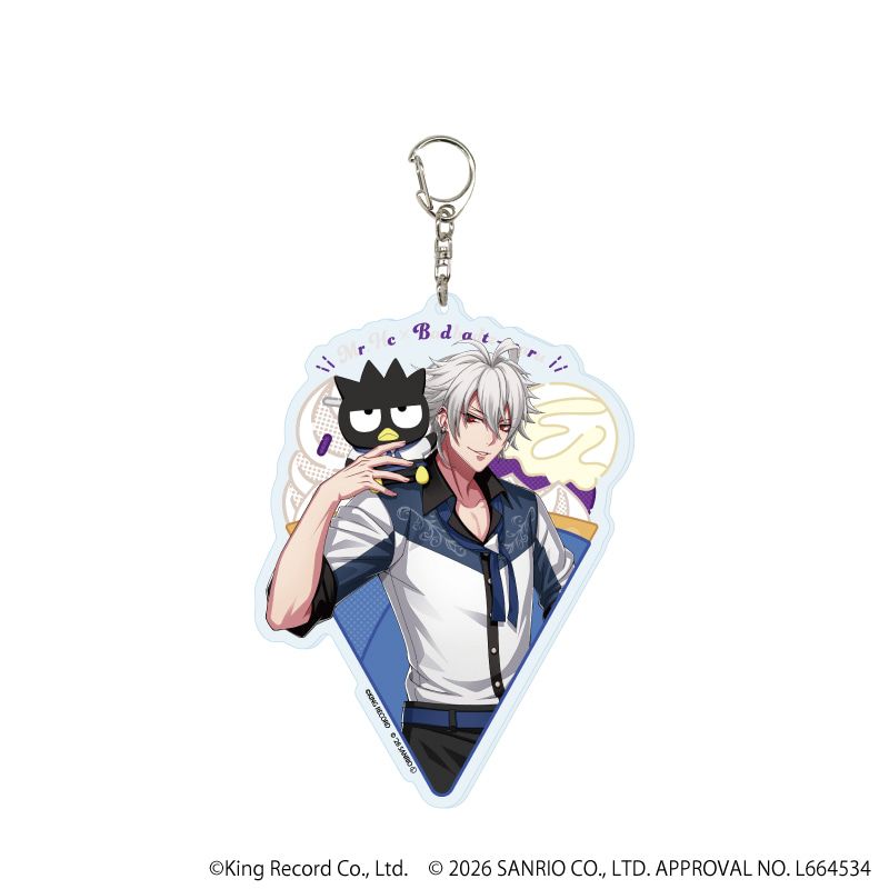 デカアクリルキーホルダー「ヒプノシスマイク SANRIO NAKAYOKU EDIT」04/碧棺 左馬刻×バッドばつ丸(コラボイラスト)